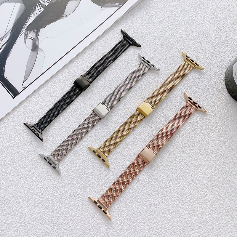 Premium Thin Metal Watch Band  - Mesh Coil Strip 리뷰 및 가격