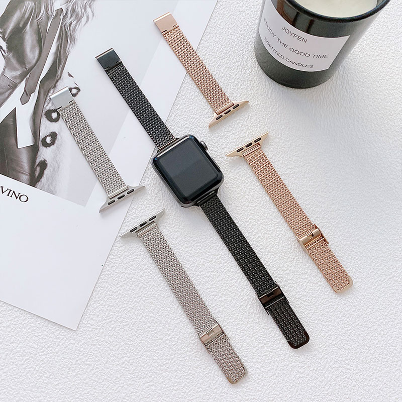 Premium Thin Metal Watch Band  - Mesh Coil Strip 리뷰 및 가격