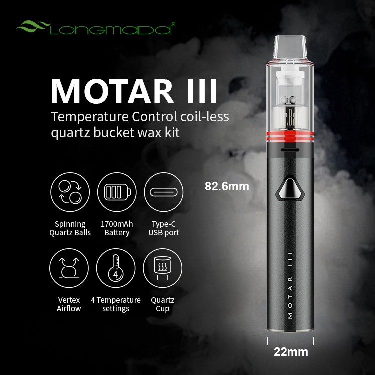 Longmada Motar III 3 Wax Pen K - Dry Herb Vaping Accessories 리뷰 및 가격