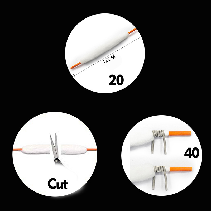 100pcs Coil wick Cotton Replac - Vaping Goods 리뷰 및 가격