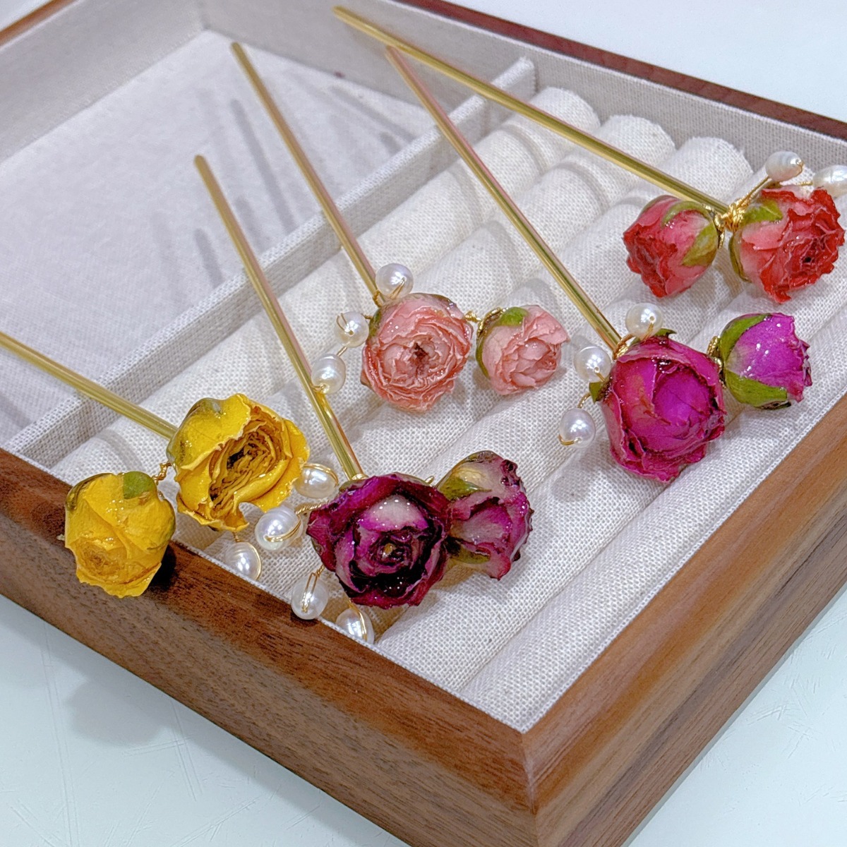 5pcs Drip Glue Roses Dried Flo - Drip Tip Resin 리뷰 및 가격