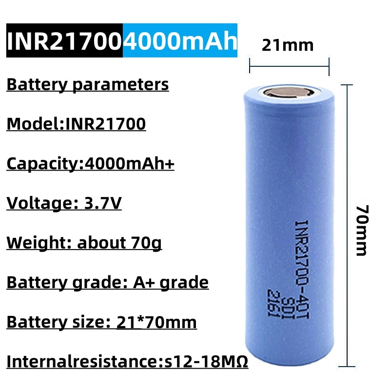INR 21700-40T Rechargeable Li- - Vaping Goods 리뷰 및 가격