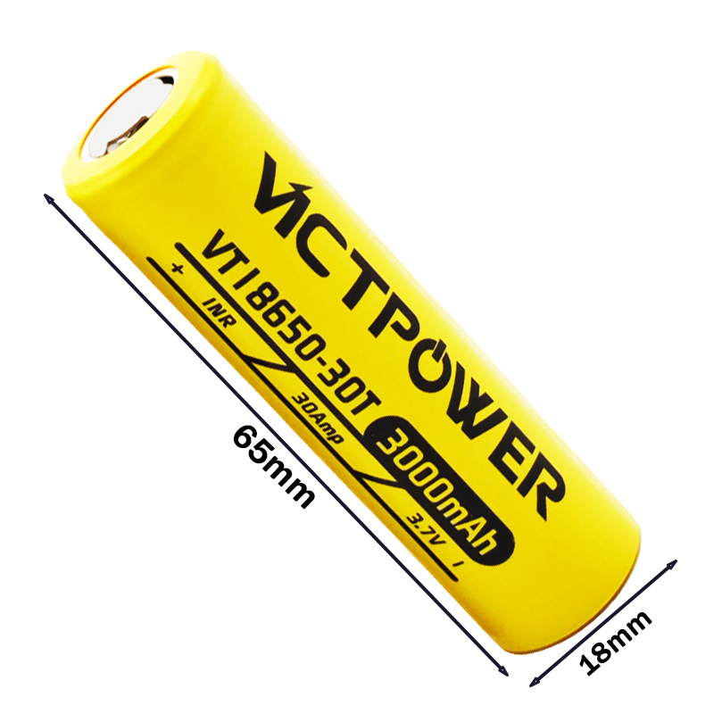 30A Continuous Drain Vicpower  - Vape Battery 18650 리뷰 및 가격