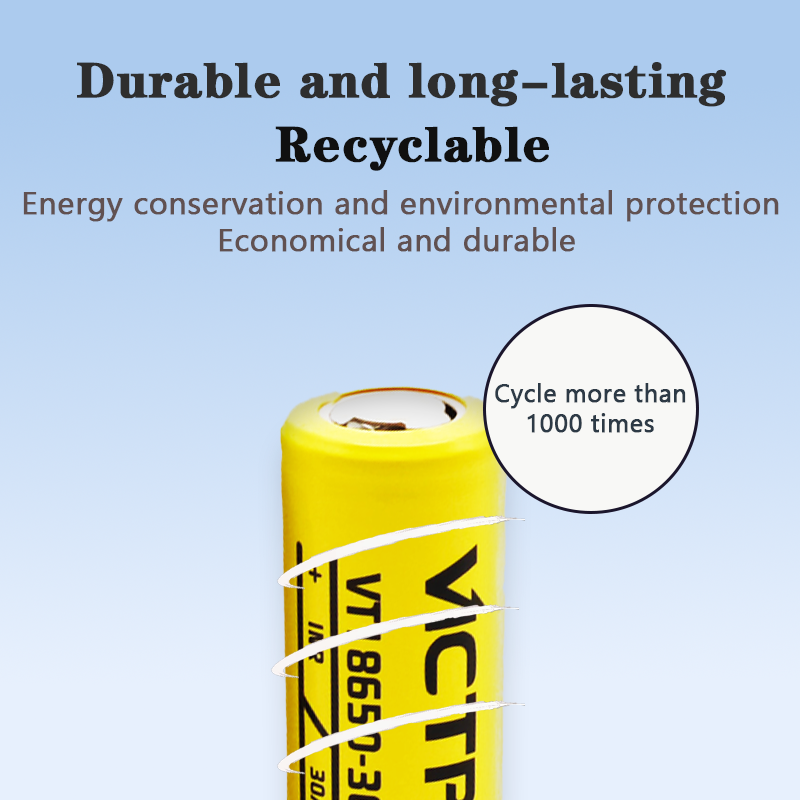 30A Continuous Drain Vicpower  - Vape Battery 18650 리뷰 및 가격