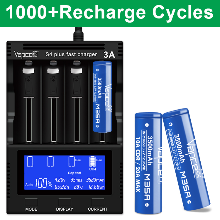 Original Vapcell M35A 18650 M3 - Vape Battery 18650 리뷰 및 가격