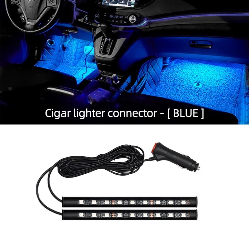 Car Neon Light Foot Light LED  - Vape Decoration 리뷰 및 가격