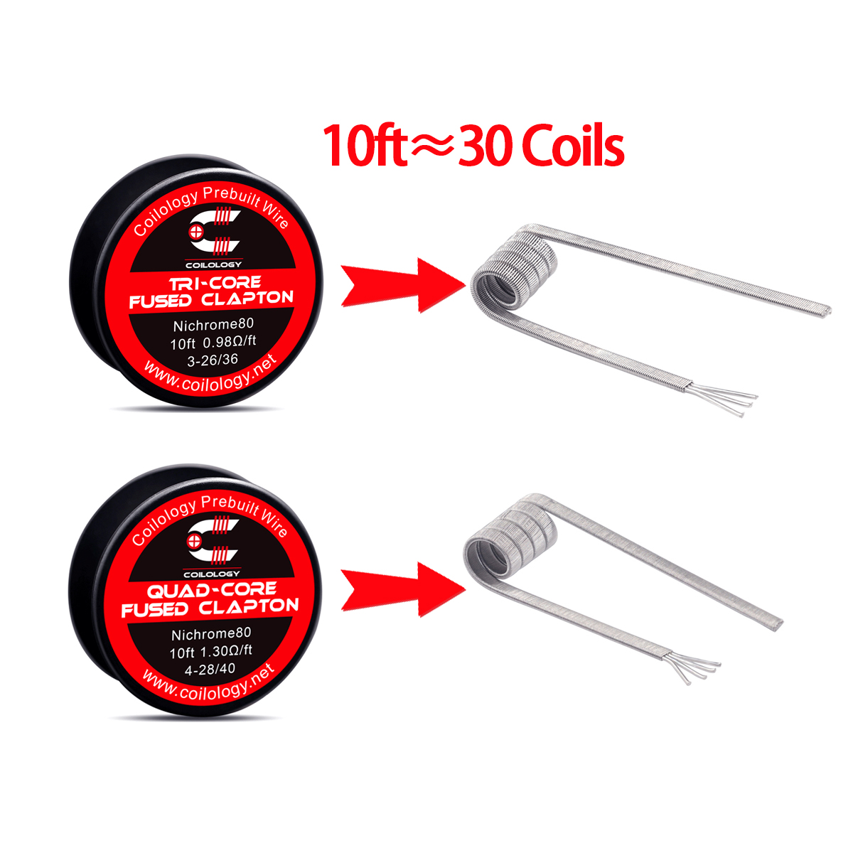 10ft Prebuilt wire Tricore/qua - Clapton Wire Pre Built 리뷰 및 가격