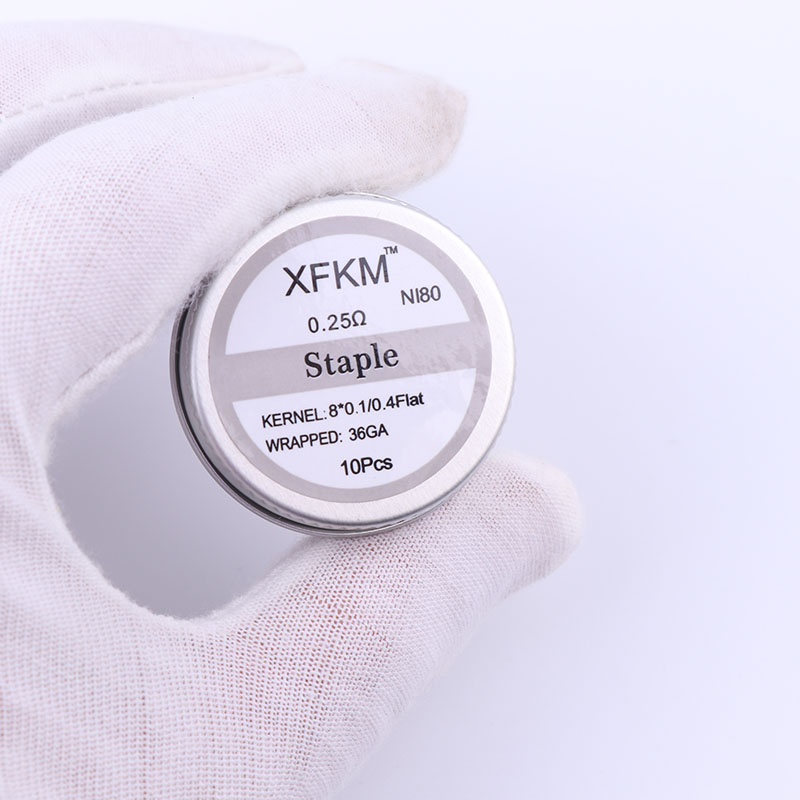 NEW XFKM 10pcs/box NI80 High D - Clapton Wire Pre Built 리뷰 및 가격