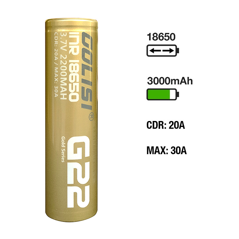 Original GOLISI G30 18650 Batt - Vape Battery 18650 리뷰 및 가격